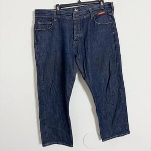 Saint motorcycle denim medium wash riding jeans